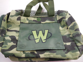 Webkinz Plush Pet Carrier Camo Green Army Style Camouflage by Ganz - £5.27 GBP