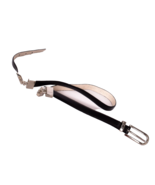 Ellen Tracy Women s Belt Black &amp; Silver Size Medium - $16.49