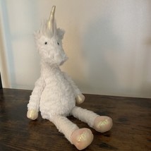 Jellycat of London Plush Dainty Unicorn 13&quot; Stuffed Animal White Pearl - £27.65 GBP