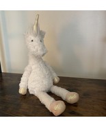 Jellycat of London Plush Dainty Unicorn 13&quot; Stuffed Animal White Pearl - £26.19 GBP