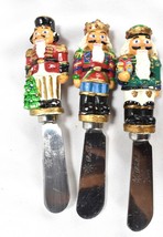 Christopher Radko Home For The Holidays 3 Nutcracker Pate Knives Spreaders - £11.59 GBP