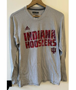 MENS Medium Indiana Hoosiers #5 Adidas Climacool Basketball Longsleeve S... - $54.14 CAD