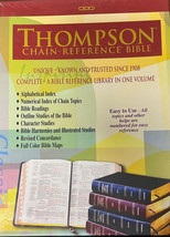 Thompson Chain-Reference Bible KJV/Large Print/Black 519/Bonded Leather - £356.11 GBP