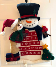 Snowman Countdown to Christmas Advent Calendar Holiday - £15.18 GBP