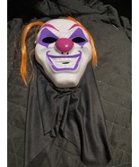 Halloween Hooded Plastic Clown Mask - $27.23 CAD