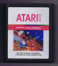 ORIGINAL Vintage TESTED 1982 Atari 2600 Real Sports Volleyball Game Cartridge - £11.69 GBP
