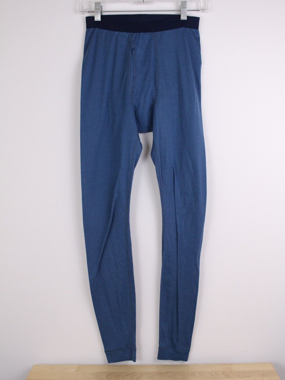 Vintage Patagonia Capilene Base Layer Pants Mens Size S Long Johns Blue Made USA