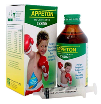 4X Appeton Lysin Multivitamin 120ml For HealthyGrowth Better Appetite -DHL - €68,58 EUR