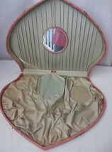 Vintage Pyramid Art Deco Dresser Vanity Original Box Case Beveled Mirror - £54.75 GBP