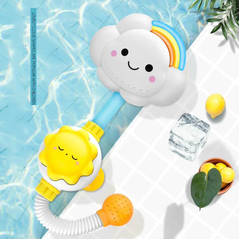Play Bath Play for Play Baby Water Game Clouds Model Faucet Shower Water Spray T - £46.30 GBP