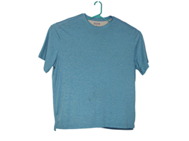 Duluth Trading T-shirt Mens XL Blue Light Teal Heather Side Slit Hem Pol... - $25.99