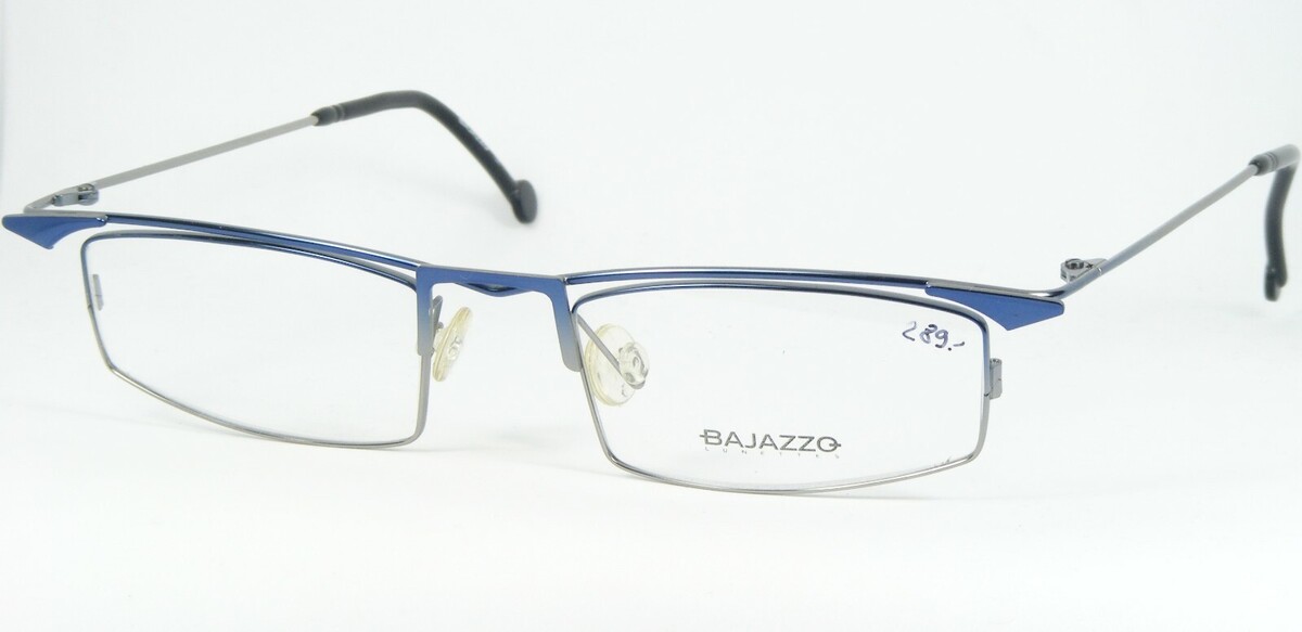 Vintage BAJAZZO IMPULSE 05 FD BLUE /SILVER EYEGLASSES GLASSES FRAME 49-1... - $78.21