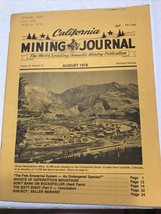California Mining Journal Magazine, Augusta 1978, Vol 47, #12, Publisher... - £6.03 GBP