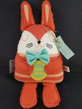 Easter Bunny Hallmark Inspirations Rabbit Pink Holing Egg Plush Stuffed ... - $17.81
