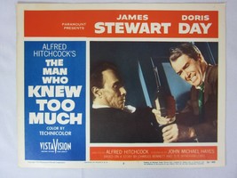 Alfred Hitchcock The Man Who Knew Too Much James Stewart 1956 Lobby Card... - £96.64 GBP