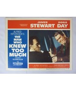 Alfred Hitchcock The Man Who Knew Too Much James Stewart 1956 Lobby Card... - £97.30 GBP