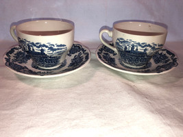 2 Wedgwood Royal Homes Of Britain Tea Cups &amp; Saucers Mint - £23.76 GBP