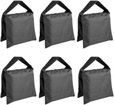 Black Sand Bag Set for Photography Studio Light Stands and Tripods - $59.39