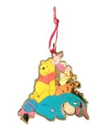 Vintage Disney Winnie The  Pooh and Friends Collectible Ornament Flat Metal - £7.49 GBP