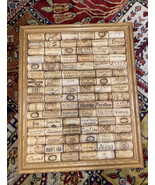 Wine Cork Board Frame Wall Art Jewelry Memo Organizer Corkboard Wedding ... - €22,40 EUR