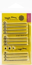 Waffle Flower Crafts Clear Stamps 2 inch X3 inch Bullet List - $478.47 MXN