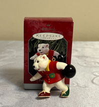 VTG Hallmark Keepsake Ornament: Polar Bowler Bear - 1998 - £11.28 GBP