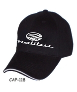 Malibu Logo by Chevrolet Liquid metal on a new black ball cap w/tags  - $471.18 MXN