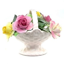 Vintage Royal Adderley Floral Bone China Basket - £115.12 GBP