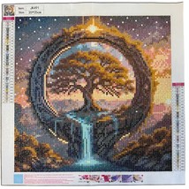 Tree of Life Completed and Sealed Diamond Art 13.7in x 13.7in - £36.62 GBP