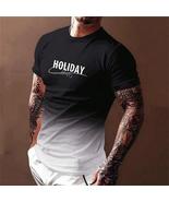 Camiseta Con Estampado 3d De Brújula Para Hombre Camisa Corta Moda Hip-h... - £12.58 GBP