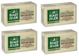 Bialy Jelen hypoallergenic bar soap sensitive allergy prone skin 4pc. FREE SHIP - £25.88 GBP