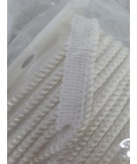 3/16" White Wrapped Lip Cording 24yds 2003 Poly Acetate Cotton NIP Wrights - $28.99