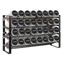 Spice Rack Organizer For Cabinet, 4-Tier Spice Organizer, Expandable Seasoning O - £36.01 GBP