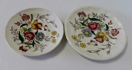 Gainesborough Spode China Made in England 1 Bread &amp; Butter Plate 1 Saucer Floral - £15.73 GBP