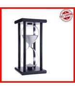 Classic 60-Minute Sand Timer - Educational and Decorative Wooden Accent - $42.68 CAD