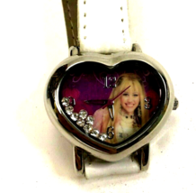 Disney SII Marketing Seiko Hannah Montana Watch Heart Floating Crystals Vintage - £31.64 GBP
