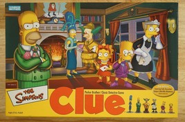 Parker Brothers 40766 The Simpsons CLUE Mystery Detective Board Game Com... - £19.23 GBP