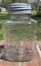 Vintage Sunshine Coffee Jar Quart Canning Jar Zinc Lid - £19.65 GBP