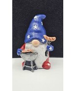 Garden Gnome Patriotic Outfit Barbecue Grill Indoor Outdoors Decor 4th o... - $19.79