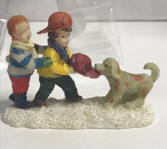 Carole Towne Collection Tug of War Figurine NIB Christmas Village - £7.81 GBP