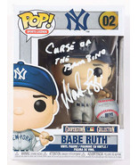 Wade Boggs Signed Yankees #02 Babe Ruth Funko Pop! Vinyl Figure Inscribe... - $256.41