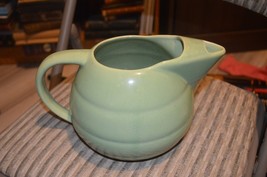 Vintage Lime Green Bauer Pitcher, 6” tall, midcentury - £71.94 GBP