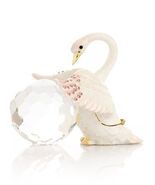 Boîte à bibelots Keren Kopal Swan boule en cristal faite main décorée et... - $1,203.46 MXN