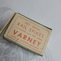 Vintage Varney Rail Spikes HO Gage 1/4 Pound Made in West Germany - £21.83 GBP