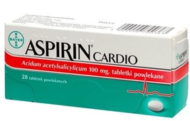 Aspirin Cardio 100 mg, 28 tablets - $14.99
