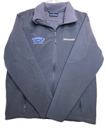 Mens Grey Fossa, Moody’s Tire, Bridgestone Medium Long Sleeve, Zip Up Ja... - $58.83