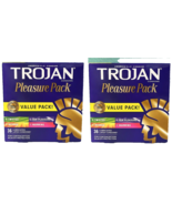 2x Trojan Lubricated Condom Pleasure Pack - 36 Count each Exp 2026 - $40.73 CAD
