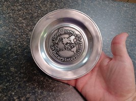 Rotary International 75th Anniversary 6&quot; Commemorative Plate 1905 1980 W... - $365.87 MXN