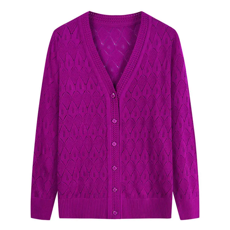 PEONFLY  Solid Color Women  Cardigan Coat Autumn Winter  Casual V Neck L... - $140.13