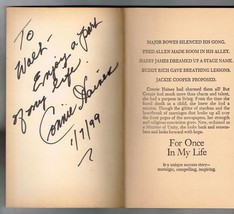 For Once in My Life by Connie Haines Signed Autographed PB Book DEC 2008 Singer - £188.67 GBP
